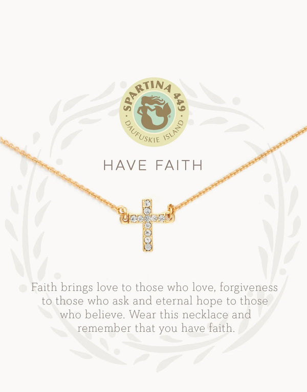 Sea La Vie 18" Have Faith Necklace