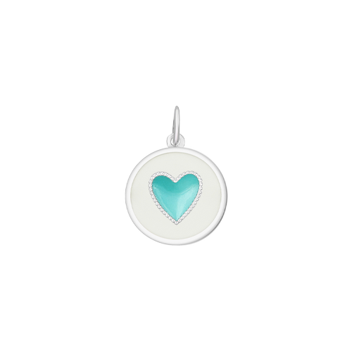 15mm Heart Turquoise Pendant