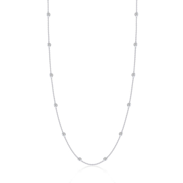 0.73 CTW Station Necklace