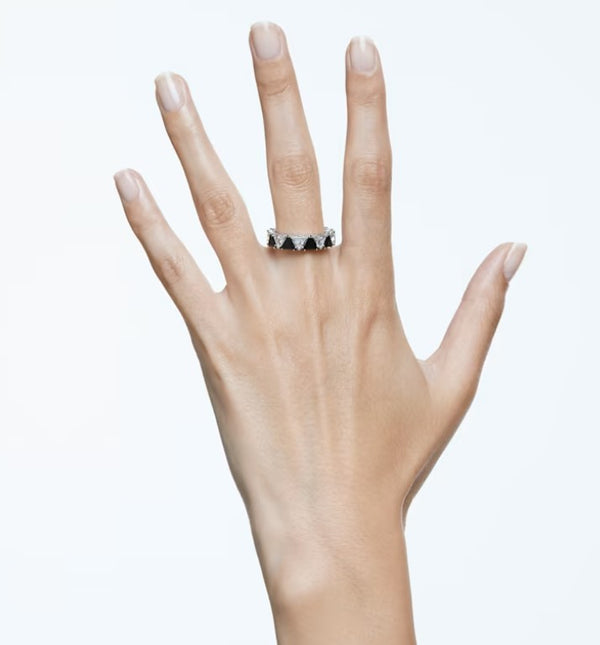 Swarovski Ortyx Ring Black Size 58