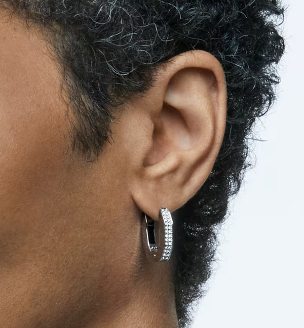 Swarovski Dextera Octagon Hoop Earrings