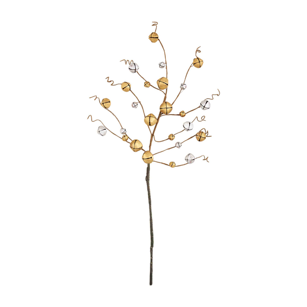 Mud Pie Gold and Silver Bell Stem