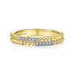 Diamond Bujukan Beaded Stackble Band
