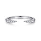 Open Diamond Tipped Stackable Band