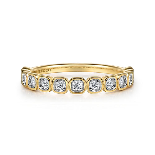 Gold Diamond Stackable Ring