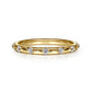 Diamond Station Stackable Ring