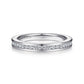 Channel Set Diamond Stackable Ring