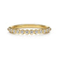 14K Yellow Gold Diamond Wedding Band .29Ctw