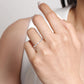 14K White Gold Horizontal Marquise Diamond Anniversary Band