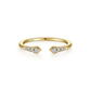 14K Open Diamond Stackable Band