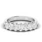 14K Lab Grown Dia Seven Stone Oval Band