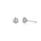 14kt White Gold 0.75ctw Natural Diamond Stud Earrings