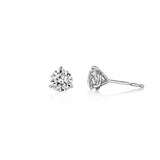 14kt White Gold 0.75ctw Natural Diamond Stud Earrings