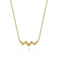 14K Yellow Gold Bujukan Diamond Cut Pendant Necklace