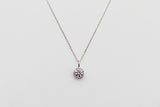 0.75Ct Lab Grown Round Brilliant Diamond Bezel Pendant