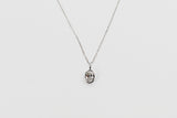 0.50Ct Lab Grown Oval Brilliant Diamond Bezel Pendant