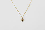 0.50Ct Lab Grown Emerald Cut Diamond Bezel Pendant