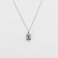 0.75Ct Lab Grown Emerald Cut Diamond Bezel Pendant