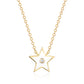 Enamel Diamond Star Necklace
