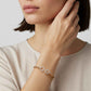14K Yellow & White Gold Bujukan Open Diamond Circle Bangle Bracelet