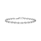 14K White Gold Diamond Station Eternity Bracelet