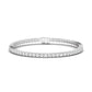 14K White Gold 4.00ctw Lab Grown Diamond Tennis Bracelet