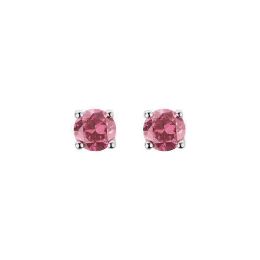 Pink Tourmaline Earrings