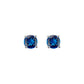 14K WG CREATED SAPH STUD EAR
