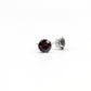 14K White Gold Created Alexandrite Earrings