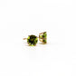 14K Yellow Gold Peridot Earrings