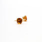 14K Yellow Gold Citrine Earrings