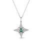 Emerald Star Necklace