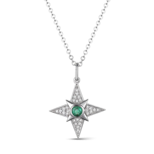 Emerald Star Necklace