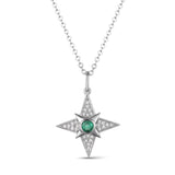 Emerald Star Necklace