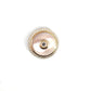 14K Pink Mother of Pearl, White & Black Diamond Circle Slide Pendant