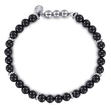 Men's Black Onyx Sterling Silver Bracelet