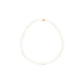 4MM White Topaz April Birthstone Beaded Bracelet - 7"