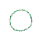 4MM Emerald May Birthstone Beaded Bracelet - 7"