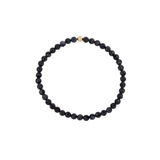 4MM Sapphire September Birthstone Beaded Bracelet - 7"