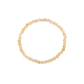 4MM Citrine November Birthstone Beaded Bracelet - 7"