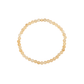 4MM Citrine November Birthstone Beaded Bracelet - 7"