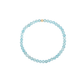 4MM Blue Topaz December Beaded Bracelet - 7"