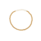 4MM Pearl June Birthstone Bar Gold Filled Beaded Bracelet - 7"