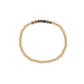 4MM Tourmaline October Birthstone Bar Gold Filled Beaded Bracelet - 7"
