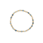 4MM Aquamarine & 14K Gold Filled Harmony Gemstone Beaded Bracelet - 7"