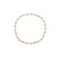 4MM Pearl & 14K Gold Filled Harmony Gemstone Beaded Bracelet - 7"
