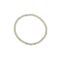 4MM Blue Topaz & 14K Gold Filled Harmony Gemstone Beaded Bracelet - 7"