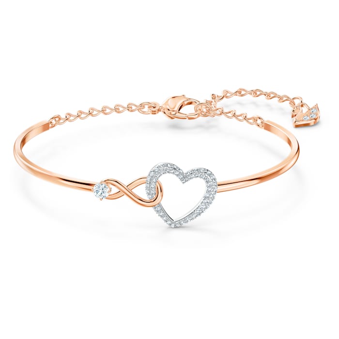 Swarovski  Infinity Heart Bangle