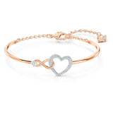 Swarovski  Infinity Heart Bangle