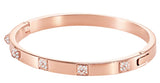 Swarovski Rose Gold Tone Tactic Bangle